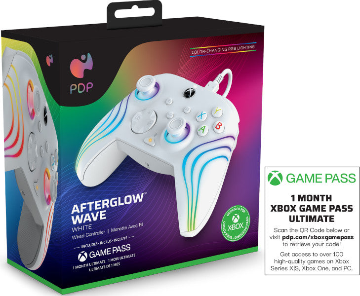 Mando Pdp Afterglow Wave Blanco ( XBOX - Series X/Xbox One) - Game Pass 1 Mes Mando Pdp Afterglow Wave Blanco ( XBOX - Series X/Xbox One) - Game Pass 1 Mes